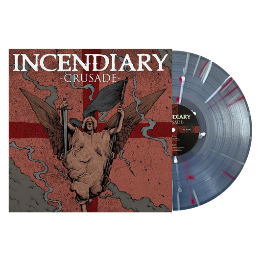 INCENDIARY - CRUSADE - LP CLEARW/ SPLATTER
