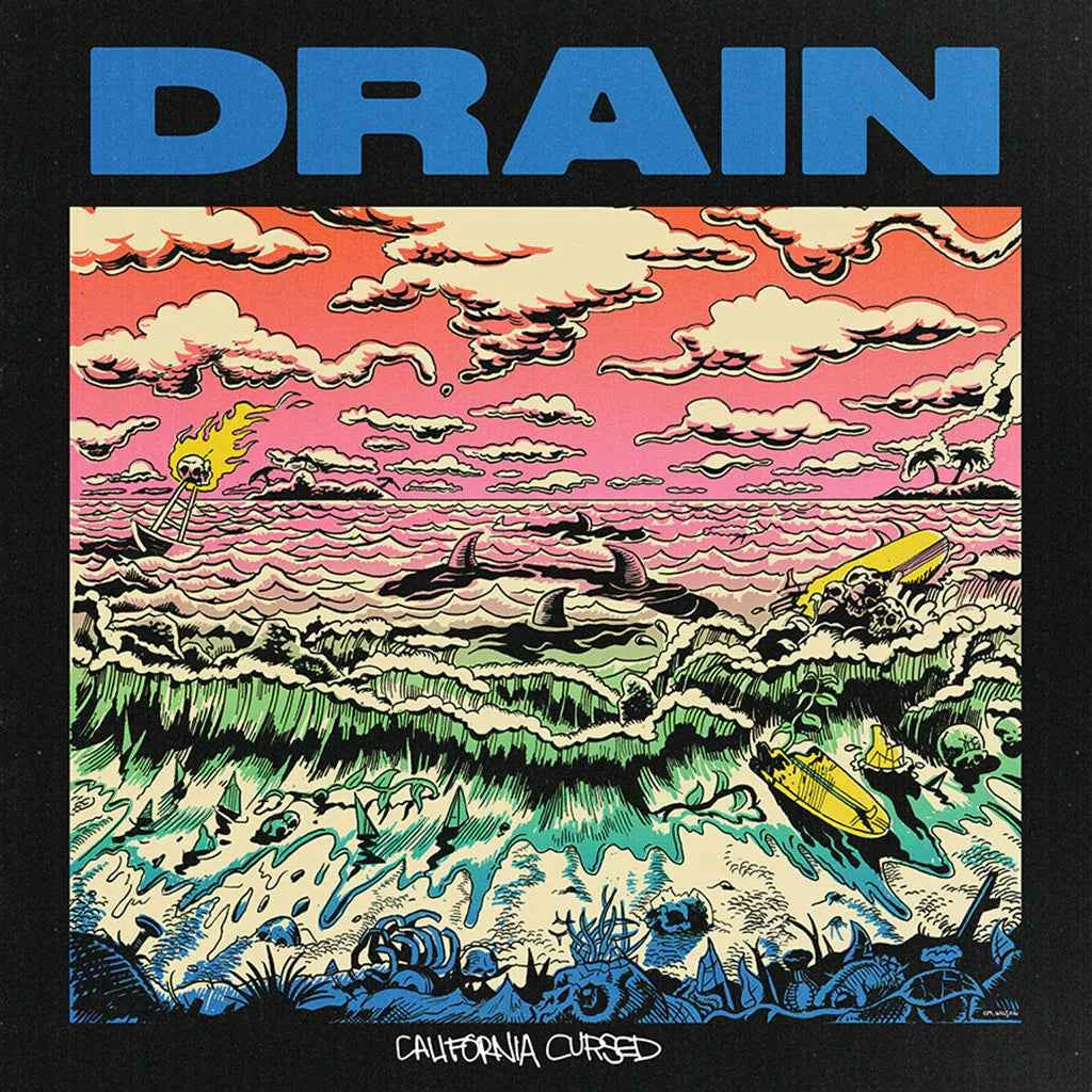 DRAIN - CALIFORNIA CURSED - VINYLE COULEUR