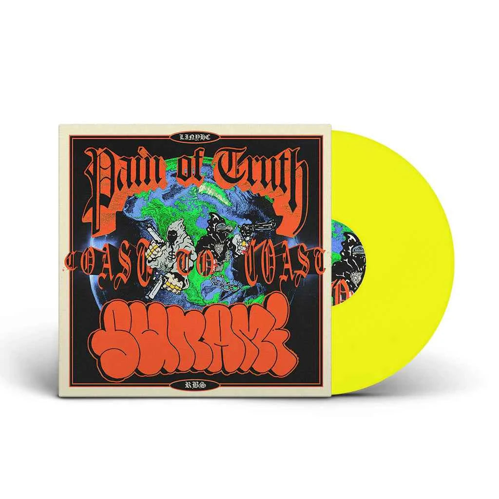 PAIN OF TRUTH / SUNAMI - COAST TO COAST - YELLOW VINYLE